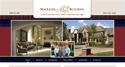Desktop Screenshot of macleishbuilding.com